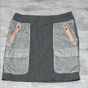 Merrell Gray Mini Pencil Skirt Athletic Cargo Style